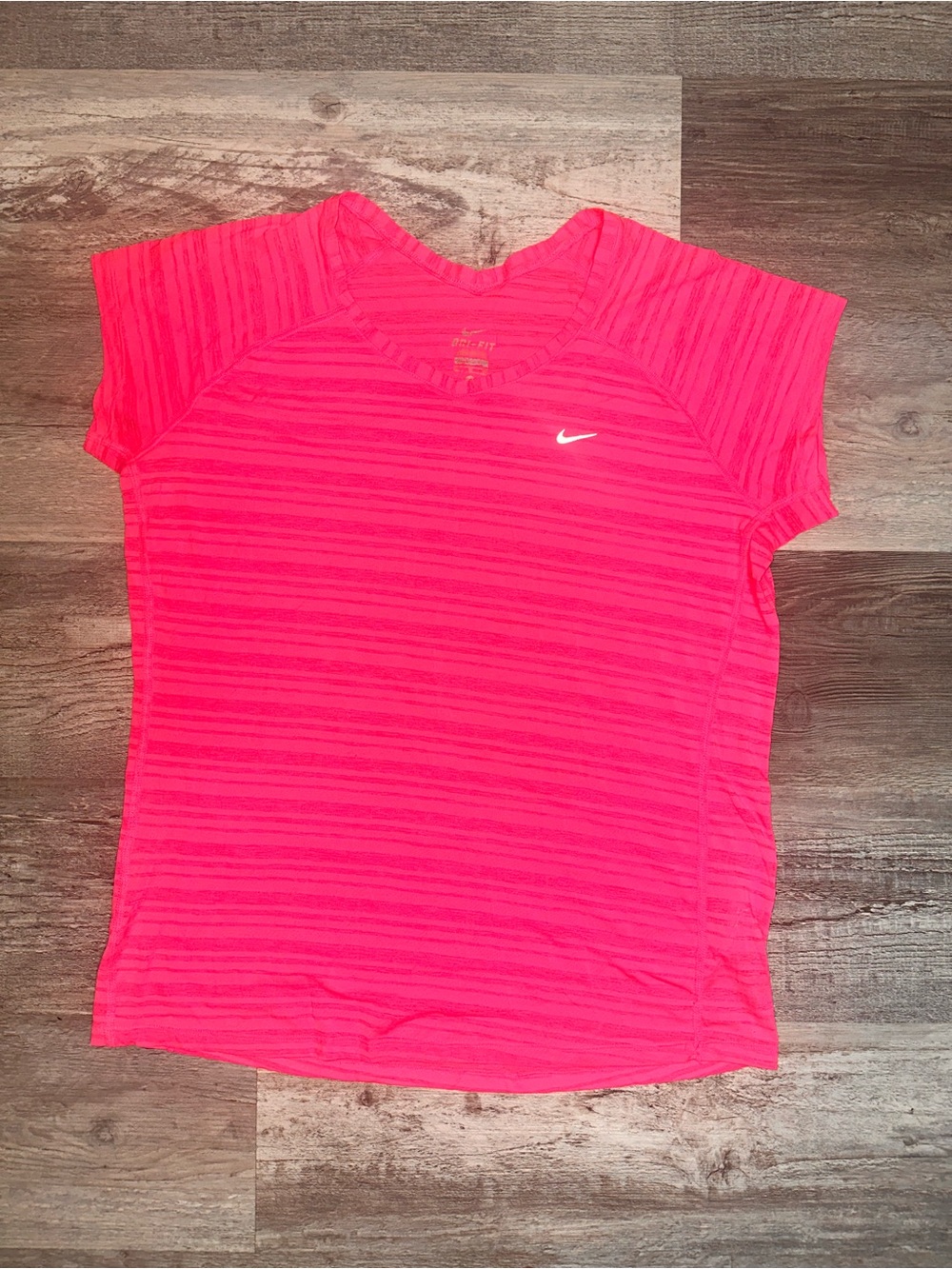 Nike Bright Pink Short Sleeve Dri-FIT Performance Tee